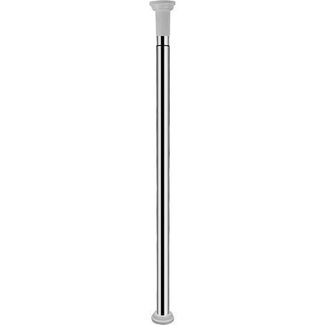 Randaco Teleskopstange Edelstahl,Duschvorhangstange ohne Bohren,Spannstange, durch Drehen verstellbar, sicherer Halt,als Duschstange, Kleiderstange(110 bis 200 cm) (1/5)