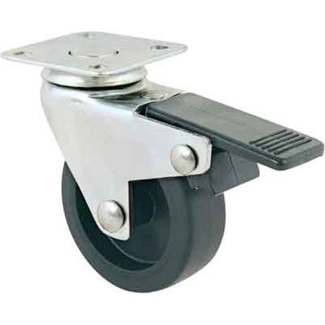 RUOTA ARREDAMENTO ART. 220BIS AVO C/FRENO 40 mm - portata 15 kg