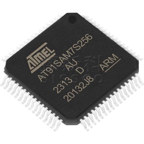 Elektronische Bauelemente-Chips AT91SAM7S256D-AU und AT91SAM7S256D-MU, 5 bestückte Einheiten