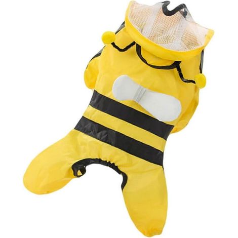 1 imperméable pour animaux de compagnie, poncho, veste, chapeau pour chiot, imperméable pour petits chiens, manteau imperméable pour teckel, déperlant (1/5)