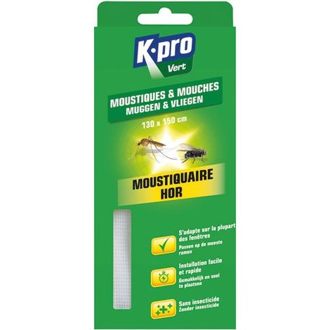 Zanzariera per zanzare e mosche 130 x 150 cm - Kpro