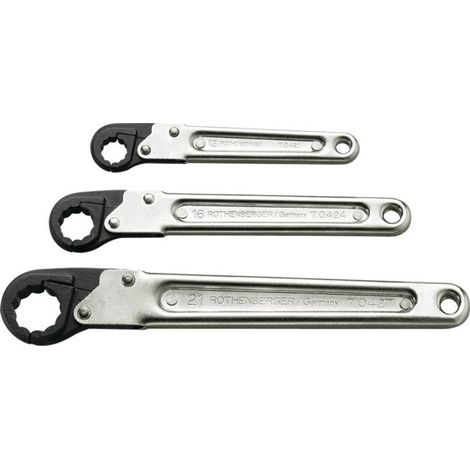 ROTHENBERGER Ratschenschlüssel offen, ROCLICK, 19mm - 70426 (1/2)
