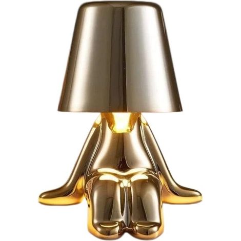Lampe de chevet LED à intensité variable avec commande tactile, rechargeable par USB, 3 modes de couleur (1/4)