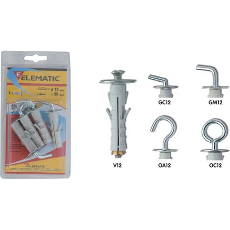 cf 4 ancrages A lA matiques Ancre ENP / GM12 pour fixation lA gA re 12x55 millimA tre