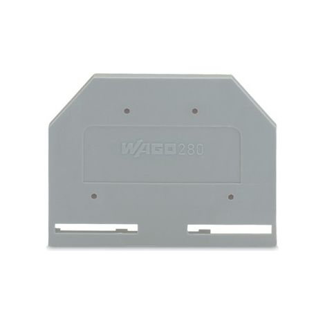 WAGO GmbH& Co. KG Abschlußplatte grau 280-301 (1/2)