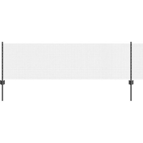 Maison Exclusive - Schweißdrahtzaun mit Pfosten 25 x 0,6 m (B x H