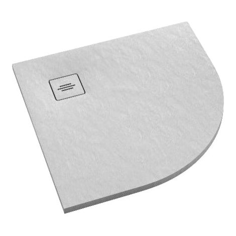 Duschwanne Viertelkreis Stabildense® Ultralight Premium TYTANIT WEIß 90x90 cm