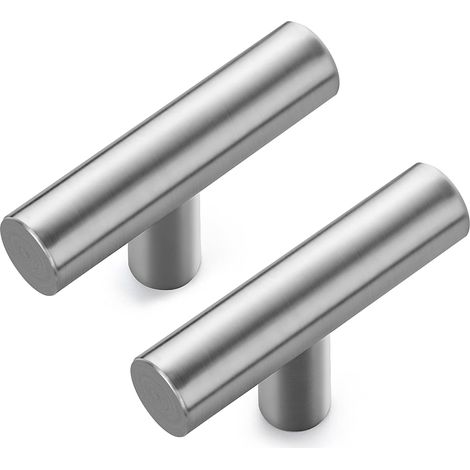 10 Stück Schrankgriffe aus Edelstahl, 50 mm Möbelgriff