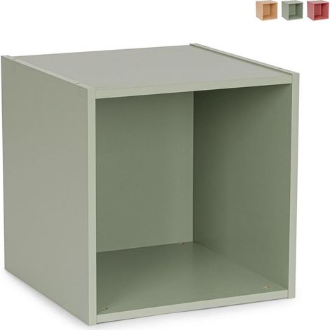 Étagère murale cube multifonction 35x35x35 cm Composite Pro YES - Vert foncé (1/5)