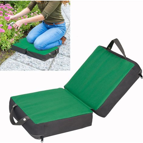 Alfombrilla para arrodillarse Almohadilla protectora para rodillas de espuma extra gruesa con asas para jardinería, trabajo - 64x31,5x8cm