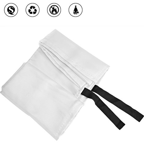 Couverture anti-feu d'urgence ignifuge pour cheminée de cuisine (1,5 x 1,5 m) (1/5)