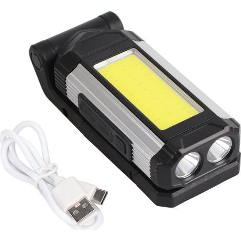 Lampe travail COB portable – rechargeable USB – magnétique – super lumineuse – lampe inspection / réparation (1/5)