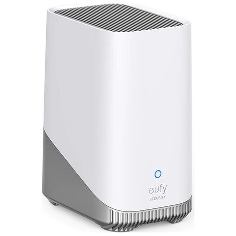 eufy Security HomeBase S380, eufy Edge Security Center, Stockage local extensible jusqu'à 16 To, Compatibilité du produit, Chiffrement avancé, Wi-Fi 2,4 GHz, Sans abonnement (1/4)