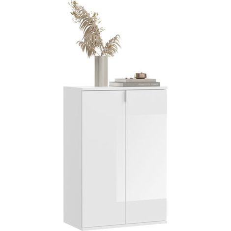 ProjektX meuble à chaussures 2 portes blanche. (1/5)