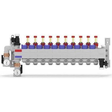 REHAU RAUTHERM SPEED Verteiler HKV-D Polymer 10 Kreise, Konnektor 16, 14707801001 (1/3)