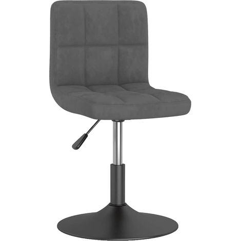 Maison Exclusive - Esszimmerstühle 6 Stk. Drehbar Dunkelgrau Samt (1/5)