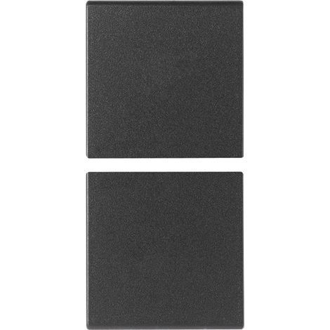 Due Mezzi Tasti 1M Fissi Neutri Grigio VIMAR 19751.0