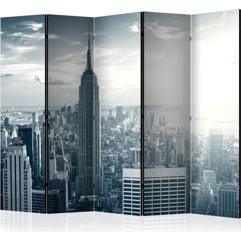 Paravent 5 Volets "Amazing View To New York Manhattan at Sunrise" 172x225cm (1/2)
