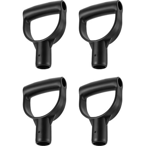 4 - Poignée De Pelle - Poignée En D - Rechange Pour Outil De Jardin - Diamètre 28mm - Noir - 28x6cm (1/5)