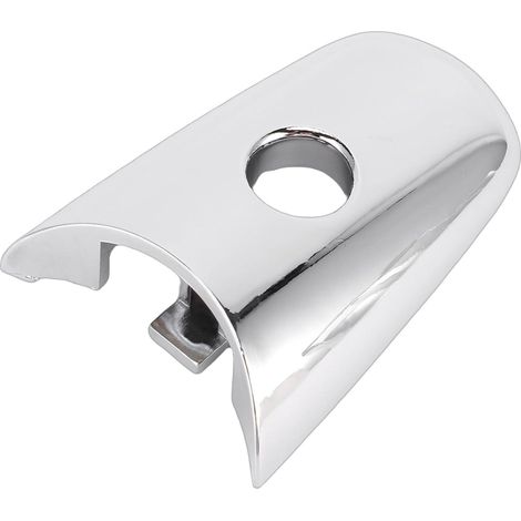 Car Exterior Door Handle Cover, Lock Hole, Replacement Function, Stage Material, Silver (1/5)