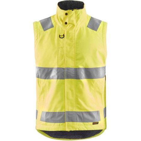 Gilet da lavoro senza maniche alta visibilità antipioggia 3870 Giallo fluorescente S (1/5)
