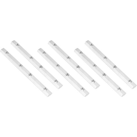 Profilé Aluminium Connecteur Droit Intérieur Acier Carbone Norme UE (2020 M5 Lot de 6) (1/5)