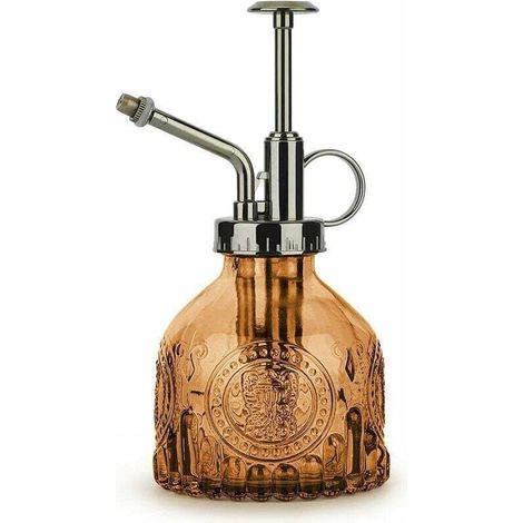 200-ml-Glas-Pflanzensprüher, Vintage-Sprühflasche mit Pumpverschluss, Feinsprüher für Gartenblumen, kleine dekorative Gießkanne für Zimmerpflanzen (Sukkulenten) – Crezuo