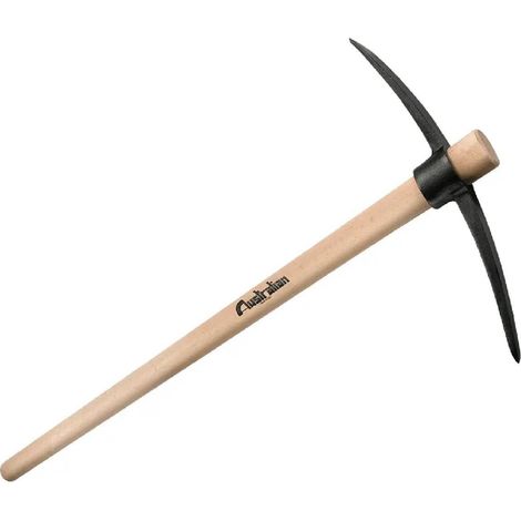 Piccone italiano con occhio ovale e manico realizzato in legno 1,5 kg (1/3)