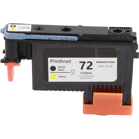 Hochwertige Tintenpatrone für HP Drucker der Serien T1100, T1200, T610 und T790 (Matt Schwarz/Gelb C9384A) (1/5)