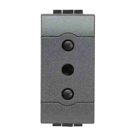 BTIL4113 2P+T 10A 250Vac Steckdose - 19mm Rastermaß