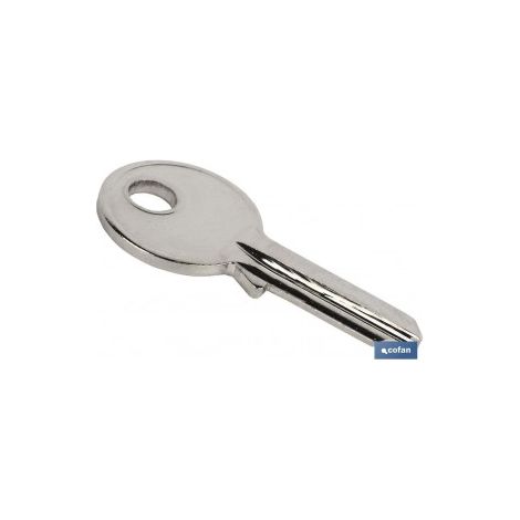 Chiave bruta per lucchetto inox 30 mm
