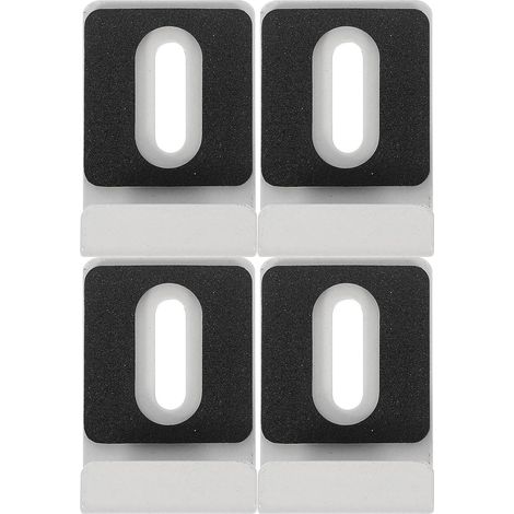 4 Piece Steel Adhesive Brackets Hardware Mounting Pictures Hanging