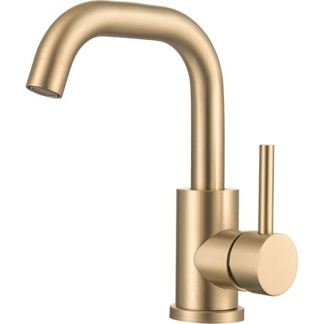 LOMAZOO Robinet de lavabo doré Stellar