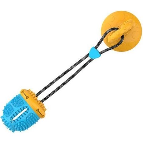 Ventouse résistante aux morsures pour chien, jouet de meulage TPR pour chiot, jouet à mâcher en forme de pommes de pin, jouet à (1/5)