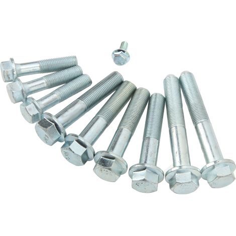 Kit de 10 boulons de transmission série K pour carter d'embrayage, démarreur et carter d'huile, compatible moteurs Acura K20 K24. (1/5)
