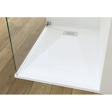 Receveur de douche à encastrer 120x70x4cm – Bonde horizontale pivotante 360° – Biocryl thermoformé – RD1150AD – Dbs Balnéo (1/3)