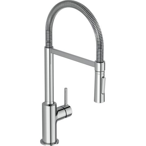 Ideal Standard Ceralook - Miscelatore da lavello Semi Profi con braccio di erogazione flessibile, BlueStart, cromo BC302AA (1/2)