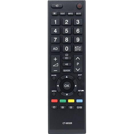 CT-90326 Ersatzfernbedienung für Toshiba 3D Smart TVs 19AV615DB, 19AV616DB, 22AV616DB, 26AV615DB, 32AV615DB, 26EL800A, 32EL800A, 32EL800AZ, 32HL800A, 32W2300A, 32RV635DB, 32AV633DB, 32AV636DB, 37AV615 (1/4)