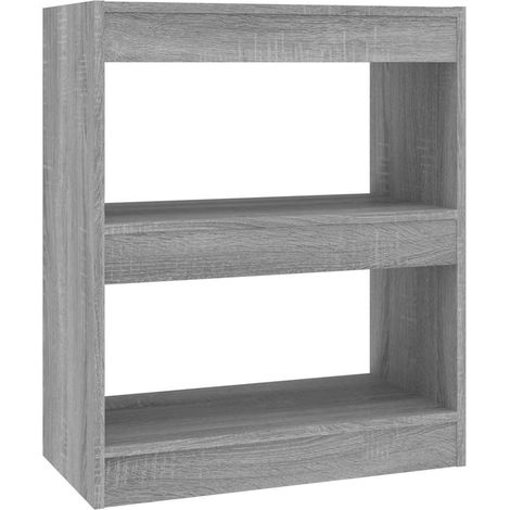 Maison Exclusive - Libreria/Divisorio Grigio Sonoma 60x30x72 cm (1/5)