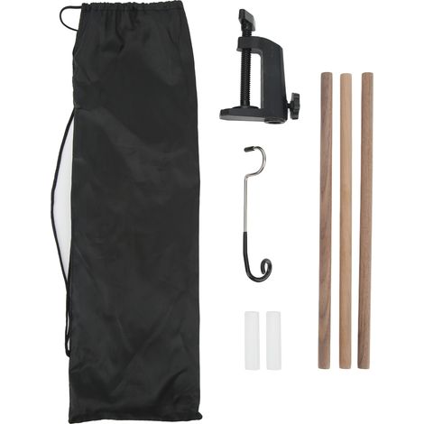 Poteau Lampe Pliable en Noyer Léger pour Camping Pêche Pique-nique Barbecue Portable (1/5)
