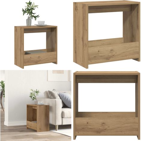 vidaXL Beistelltisch Artisan-Eiche 50x26x50 cm Holzwerkstoff (1/5)