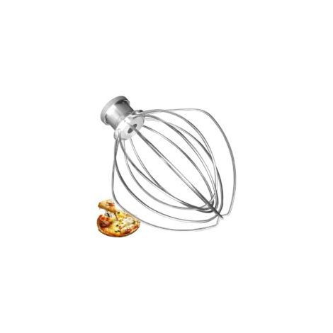 K45WW Edelstahl-Schneebesen für KitchenAid, Zubehör für KitchenAid Küchenmaschinen mit 4,5 und 5 Litern Fassungsvermögen und kippbarem Motorkopf - Crezuo
