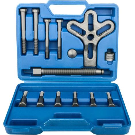 Kit de extractores de equilibrador armónico de 13 piezas, 75-105 mm (29,5-41,3 pulgadas) para volante de coche.