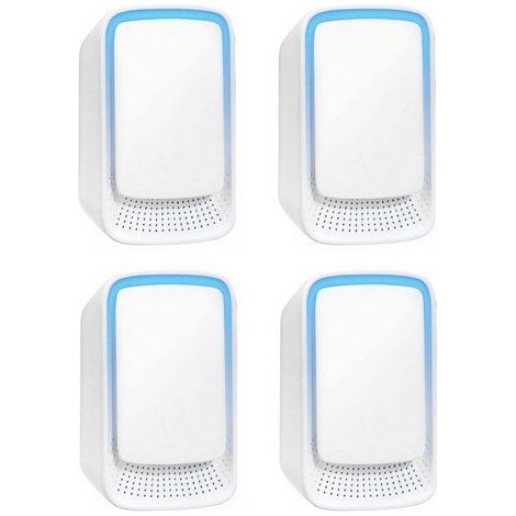 4-pack mini ion air purifiers for home use, suitable for small rooms, quiet operation. Air ionizers suitable for homes, offices, bedrooms, living rooms. Portable air fresheners suitable for odors and (1/5)