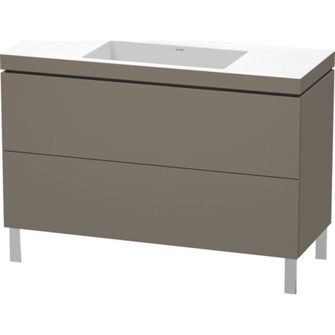 Lavamanos Duravit L-Cube con base de pie, 120x48 cm, 2 (1/3)