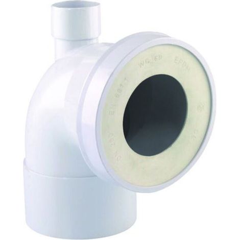 PIPE COURTE AVEC PRISE A EMBOITEMENT PLASTIQUE AVEC JOINT A LEVRE DIAM 100 (1/2)