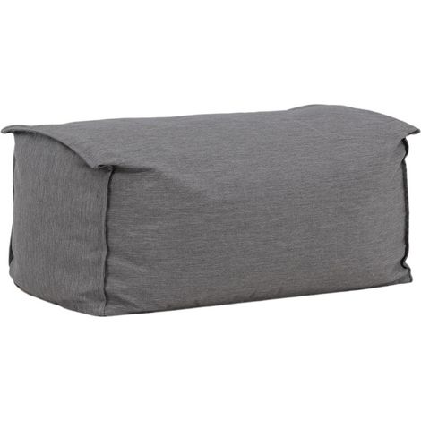 Pouf de Jardin en Tissu "Redang" 75cm Gris Foncé (1/5)