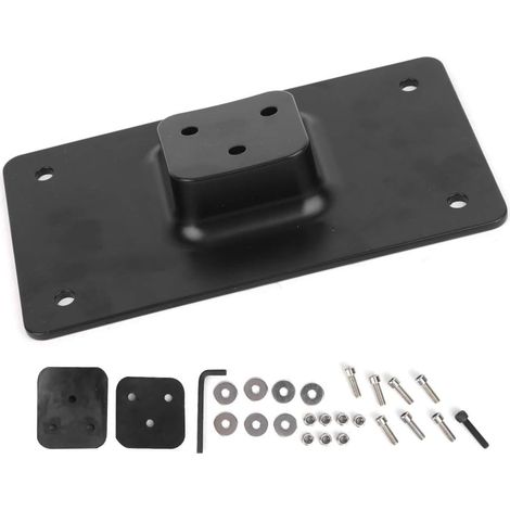 Cadres de Support de Montage de Plaque D'immatriculation, Support de Moto Dur et, avec Entretoises en Caoutchouc, Facile à Installer, pour Une Fixation Ferme, adapté aux Motos (1/4)
