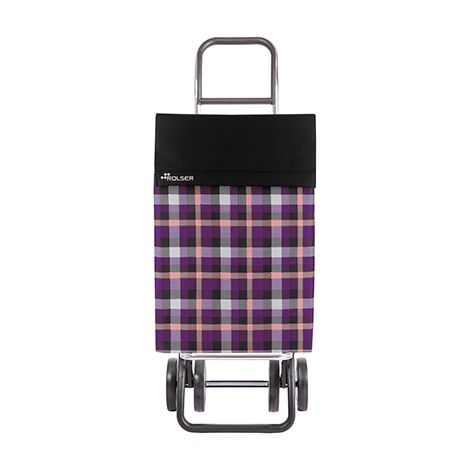 Carro compra "2+2" de 4 ruedas nylon scottish more jea036 rolser (1/3)