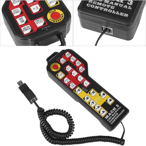 Accessoires pour mini-machine de gravure CNC Mach3 : joystick de commande USB 4 axes (1/5)
